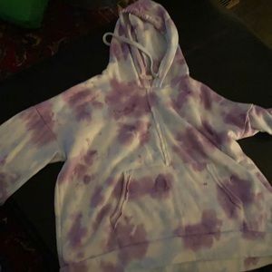 Tie dye free people movement hoodie in size medium.
